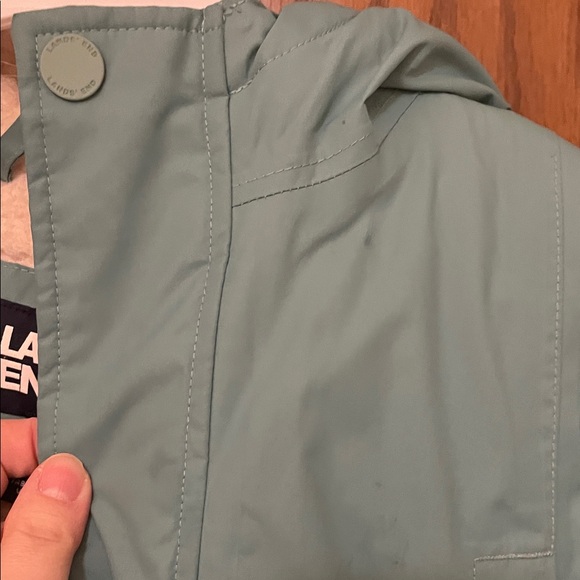 Lands' End UGC Girls Sz Large (10/12) Light Blue/Teal Hooded Jacket Coat - Picture 15 of 16